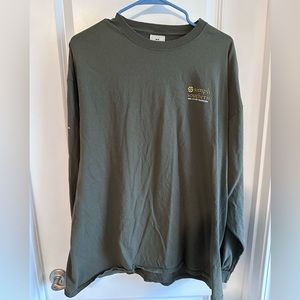 Simply Southern long sleeve XXL cheetah shirt